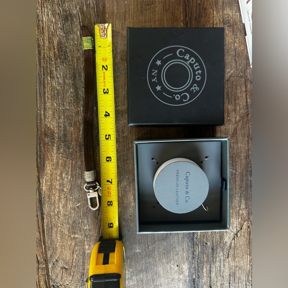 Capitol & Co. unisex leather bracelet. Good for smaller wrists.